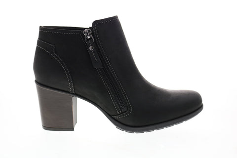 Clarks Diane Pioneer 26152967 Womens Black Leather Ankle & Booties Boots