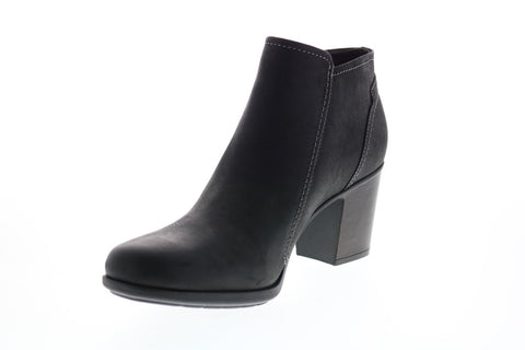 Clarks Diane Pioneer 26152967 Womens Black Leather Ankle & Booties Boots