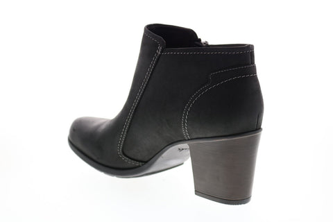 Clarks Diane Pioneer 26152967 Womens Black Leather Ankle & Booties Boots