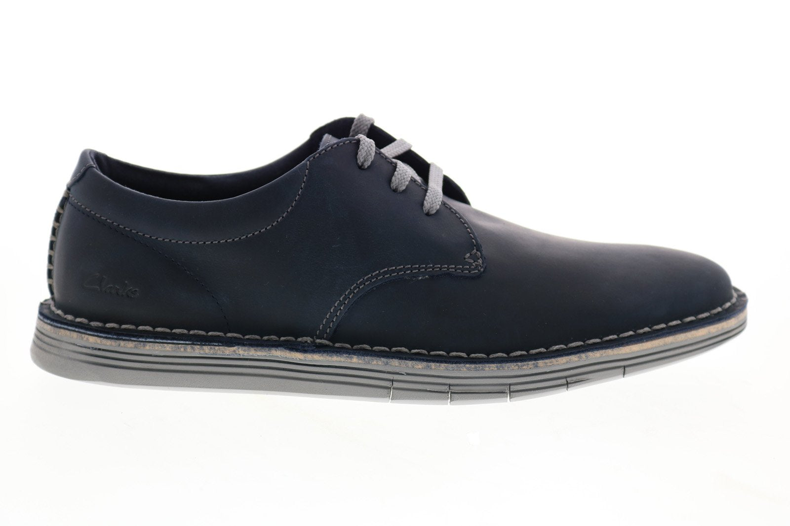 Clarks Forge Vibe 26153133 Mens Blue Leather Plain Toe  display picture 1