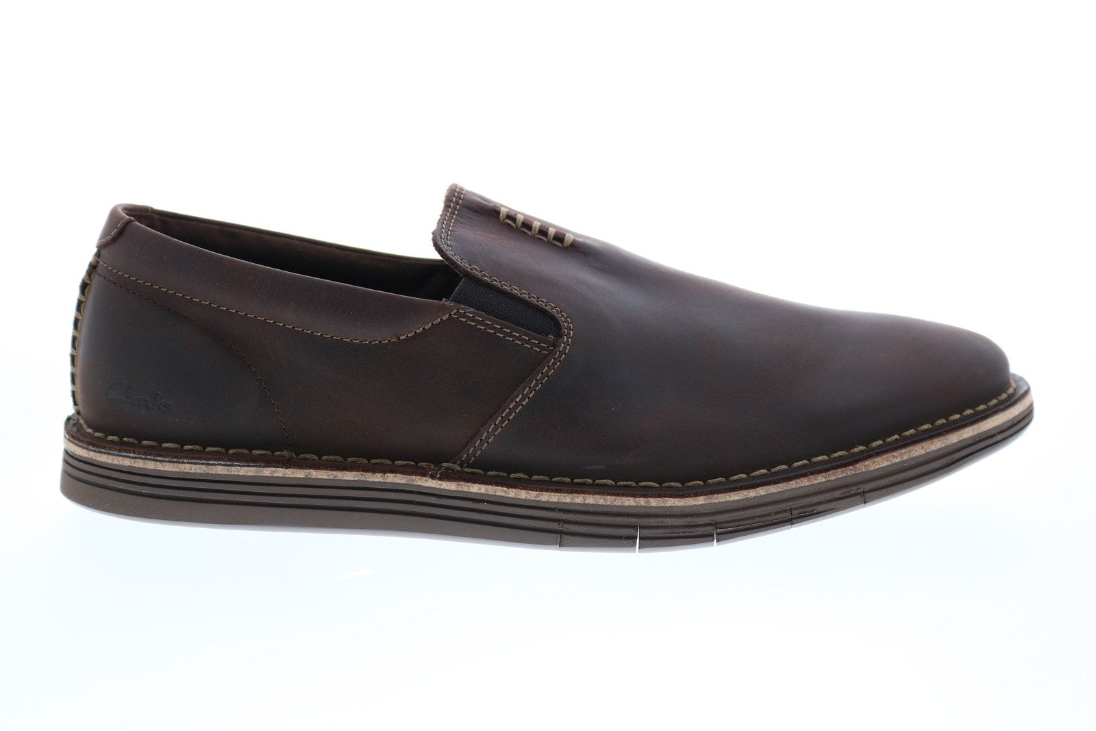 Clarks Forge Free 26153135 Mens Brown Nubuck Casual Loafers 