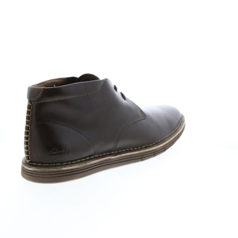 Clarks Forge Stride 26153148 Mens Brown Leather Lace Up Chukkas Boots