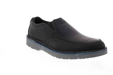 Clarks Vargo Step 26153170 Mens Black Casual Loafers & Slip Ons Shoes 