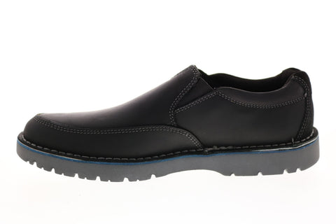 Clarks Vargo Step 26153170 Mens Black Casual Loafers & Slip Ons Shoes 