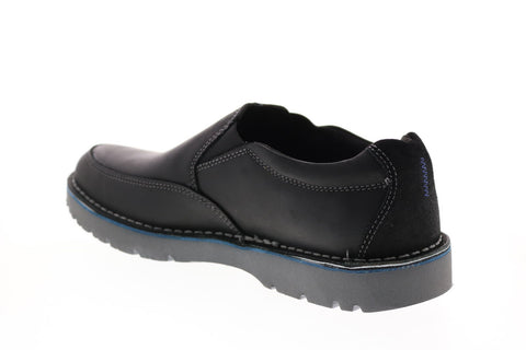 Clarks Vargo Step 26153170 Mens Black Casual Loafers & Slip Ons Shoes 