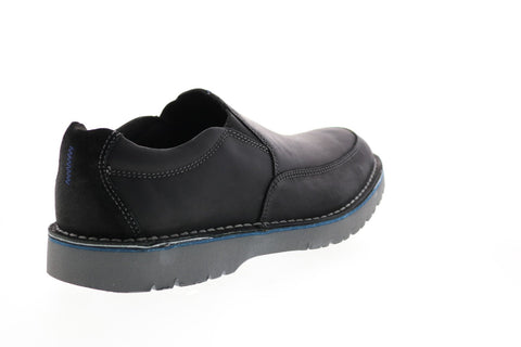 Clarks Vargo Step 26153170 Mens Black Casual Loafers & Slip Ons Shoes 