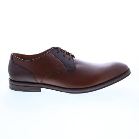 Clarks Citi Stride Lace 26153371 Mens Brown Wide Oxfords Plain Toe Shoes