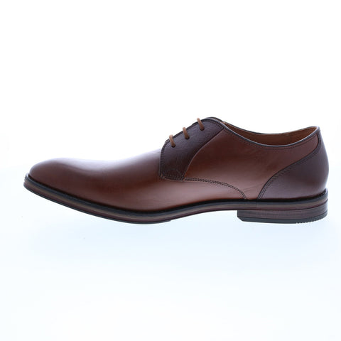Clarks Citi Stride Lace 26153371 Mens Brown Wide Oxfords Plain Toe Shoes
