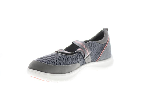 Clarks Adella Lily 26153434 Womens Gray Narrow Mesh Loafer Flats Shoes