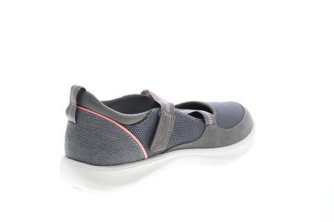 Clarks Adella Lily 26153434 Womens Gray Narrow Mesh Loafer Flats Shoes