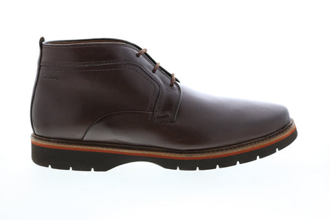 Clarks Bayhill Mid 26153521 Mens Brown Leather Chukkas Boots Boots 