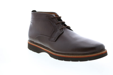 Clarks Bayhill Mid 26153521 Mens Brown Leather Chukkas Boots Boots 