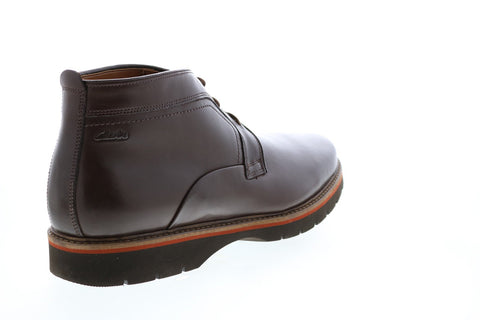 Clarks Bayhill Mid 26153521 Mens Brown Leather Chukkas Boots Boots 