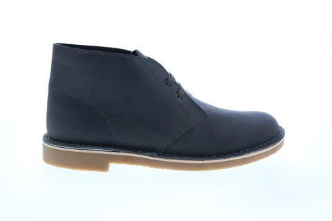 Clarks Bushacre 3 26153530 Mens Gray Leather Lace Up Chukkas Boots