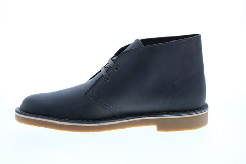 Clarks Bushacre 3 26153530 Mens Gray Leather Lace Up Chukkas Boots