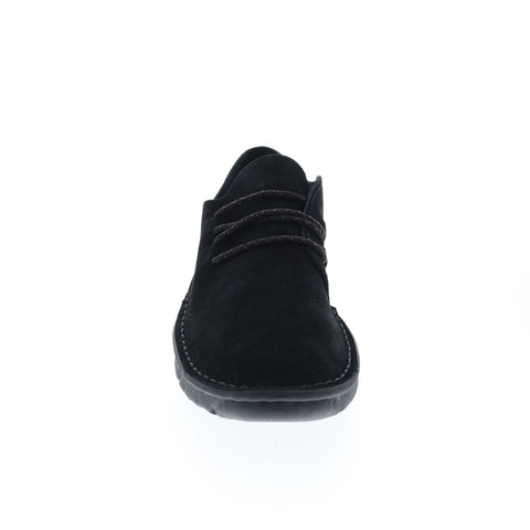 Clarks Origin 26153826 Mens Black Suede Lace Up Lifestyle Sneakers Shoes