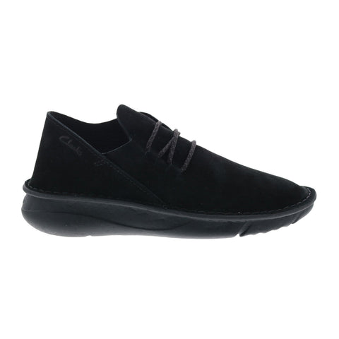 Clarks Origin 26153826 Mens Black Suede Lace Up Lifestyle Sneakers Shoes