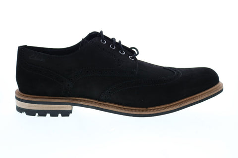 Clarks Foxwell Limit Mens Black Oxfords & Lace Ups Wingtip & Brogue Shoes