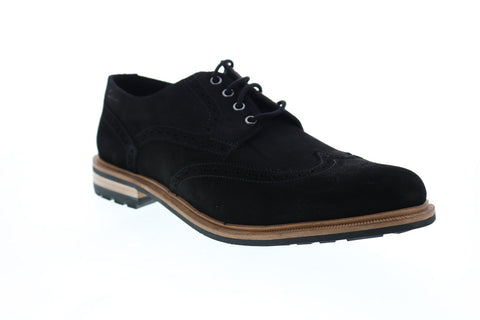 Clarks Foxwell Limit Mens Black Oxfords & Lace Ups Wingtip & Brogue Shoes