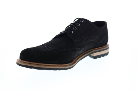 Clarks Foxwell Limit Mens Black Oxfords & Lace Ups Wingtip & Brogue Shoes