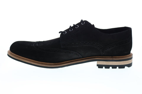 Clarks Foxwell Limit Mens Black Oxfords & Lace Ups Wingtip & Brogue Shoes