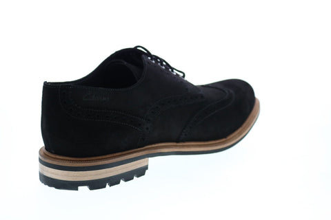 Clarks Foxwell Limit Mens Black Oxfords & Lace Ups Wingtip & Brogue Shoes