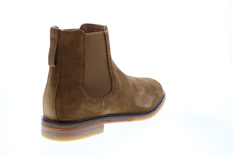 Clarks Clarkdale Gobi 26154616 Mens Brown Nubuck Slip On Chelsea Boots