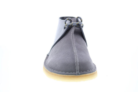Clarks Desert Trek 26154738 Mens Blue Suede Lace Up Chukkas Boots