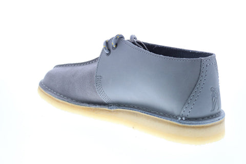 Clarks Desert Trek 26154738 Mens Blue Suede Lace Up Chukkas Boots