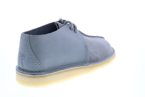 Clarks Desert Trek 26154738 Mens Blue Suede Lace Up Chukkas Boots