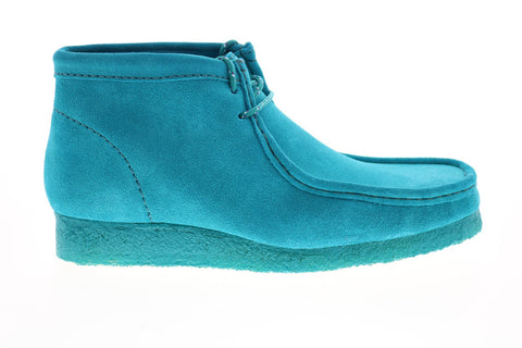 Clarks Wallabee Boot 26154739 Mens Blue Suede Lace Up Chukkas Boots