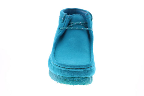 Clarks Wallabee Boot 26154739 Mens Blue Suede Lace Up Chukkas Boots