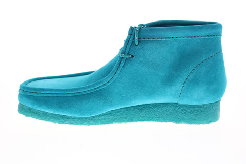 Clarks Wallabee Boot 26154739 Mens Blue Suede Lace Up Chukkas Boots