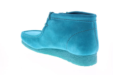 Clarks Wallabee Boot 26154739 Mens Blue Suede Lace Up Chukkas Boots