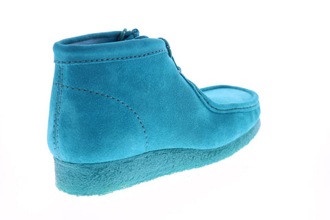 Clarks Wallabee Boot 26154739 Mens Blue Suede Lace Up Chukkas Boots