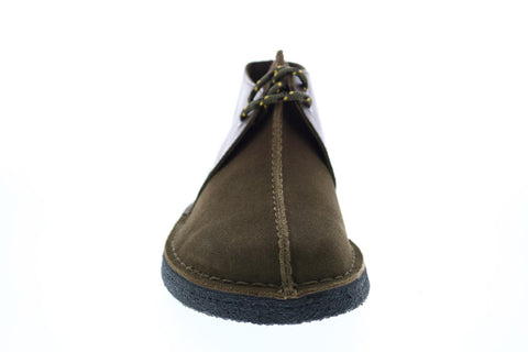 Clarks Desert Trek 26154752 Mens Green Suede Lace Up Chukkas Boots