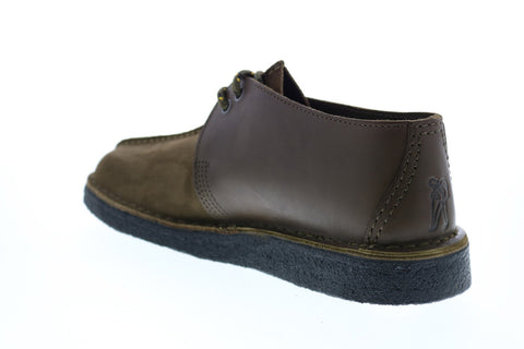 Clarks Desert Trek 26154752 Mens Green Suede Lace Up Chukkas Boots