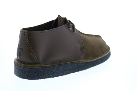 Clarks Desert Trek 26154752 Mens Green Suede Lace Up Chukkas Boots