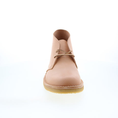 Clarks Desert Boot 26154833 Mens Beige Leather Lace Up Chukkas Boots