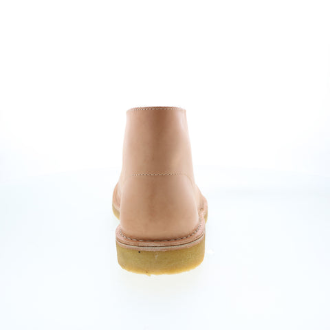 Clarks Desert Boot 26154833 Mens Beige Leather Lace Up Chukkas Boots