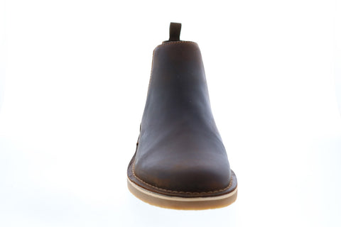 Clarks Bushacre 3 Up 26154998 Mens Brown Leather Chelsea Boots 