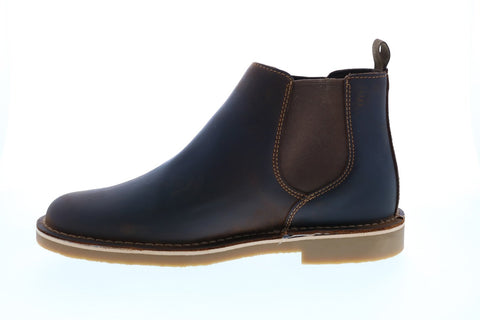 Clarks Bushacre 3 Up 26154998 Mens Brown Leather Chelsea Boots 