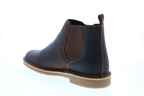 Clarks Bushacre 3 Up 26154998 Mens Brown Leather Chelsea Boots 