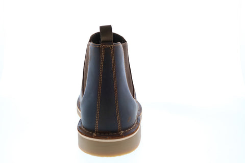 Clarks Bushacre 3 Up 26154998 Mens Brown Leather Chelsea Boots 