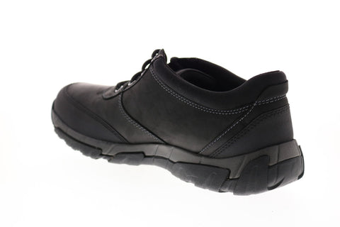 Clarks Grove Edge 26155028 Mens Black Leather Lifestyle Sneakers Shoes