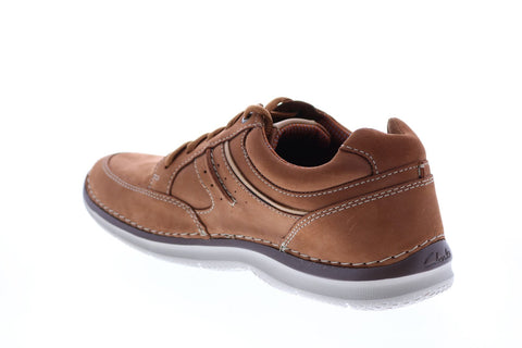 Clarks Rockton Lace 26155034 Mens Brown Nubuck Lifestyle Sneakers Shoes 