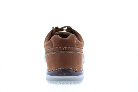 Clarks Rockton Lace 26155034 Mens Brown Nubuck Lifestyle Sneakers Shoes 