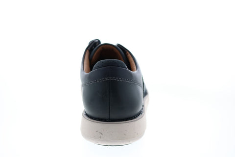 Clarks Un Larvik Lace 2 26155083 Mens Blue Leather Oxfords Plain Toe Shoes