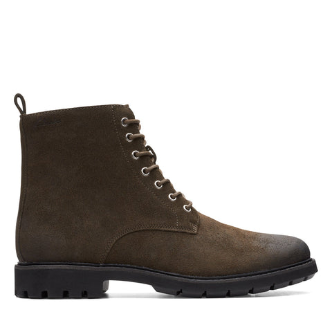 Clarks Batcombe HI 2 26155150 Mens Brown Suede Lace Up Casual Dress Boots