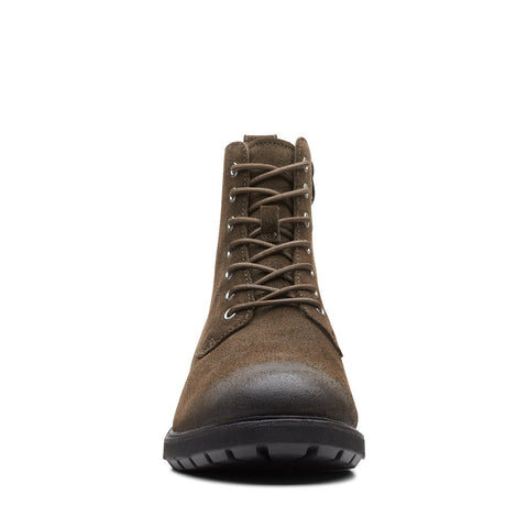 Clarks Batcombe HI 2 26155150 Mens Brown Suede Lace Up Casual Dress Boots